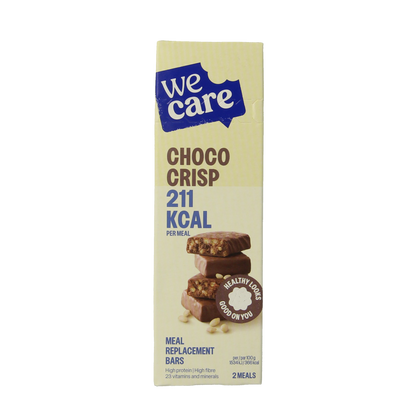 WeCare Meal replacement bars choco crisp 116.00 Gram