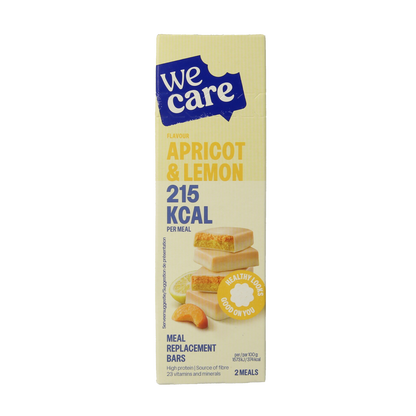 WeCare Meal replacement bars apricot & lemon 116.00 Gram