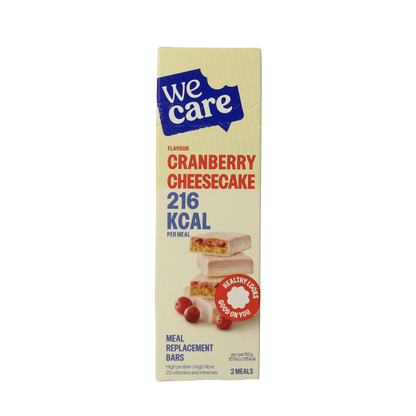 WeCare Meal replacement bars cranberry cheesecake 116 Gram