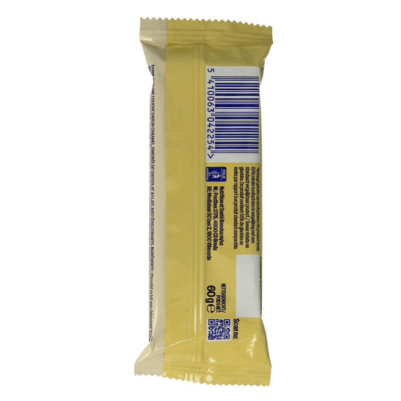 WeCare Lower kcal/carb bar fudge caramel 60 Gram