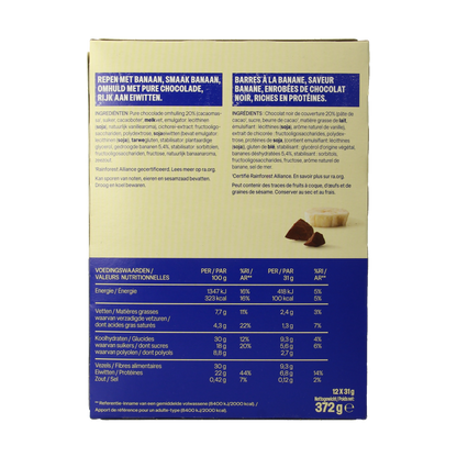 WeCare High protein bars banana choco 372 Gram