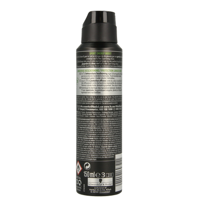 FA Deodorant spray men sport energy boost 150.00 Milliliter
