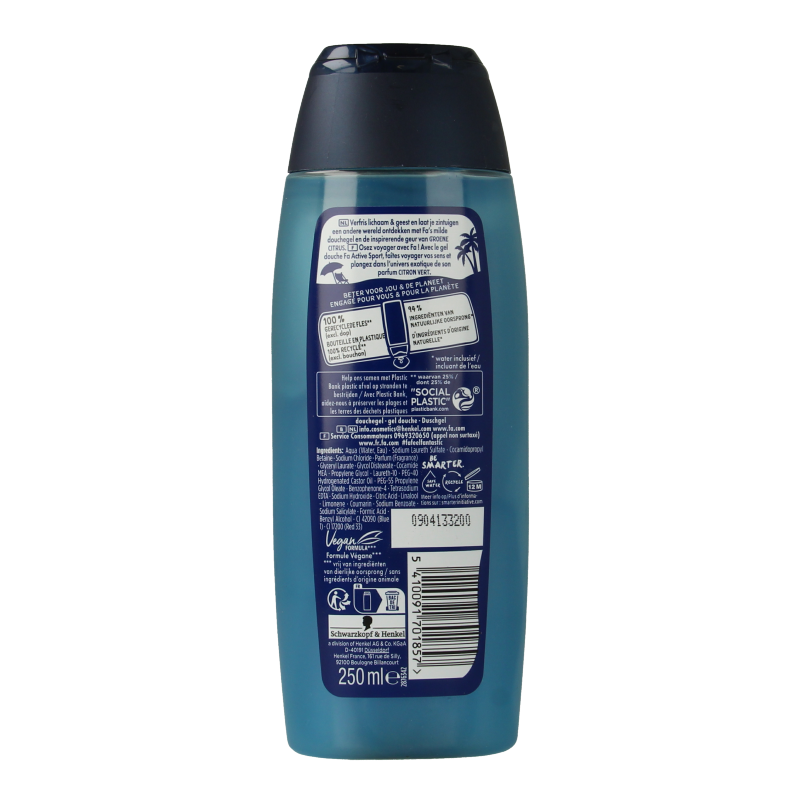 FA Men shower gel active sport 250 Milliliter