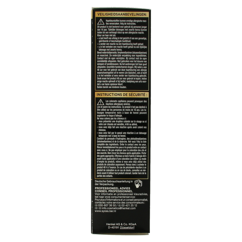Syoss Color Oleo Intense 4-60 goudbruin haarverf 1 Set