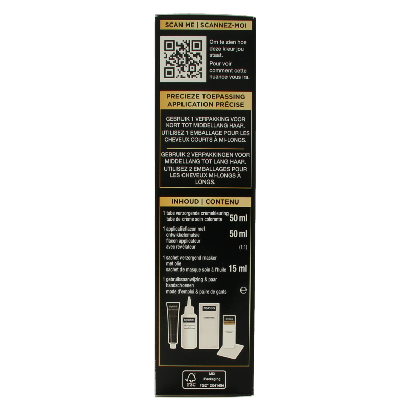 Syoss Color Oleo Intense 4-60 goudbruin haarverf 1 Set