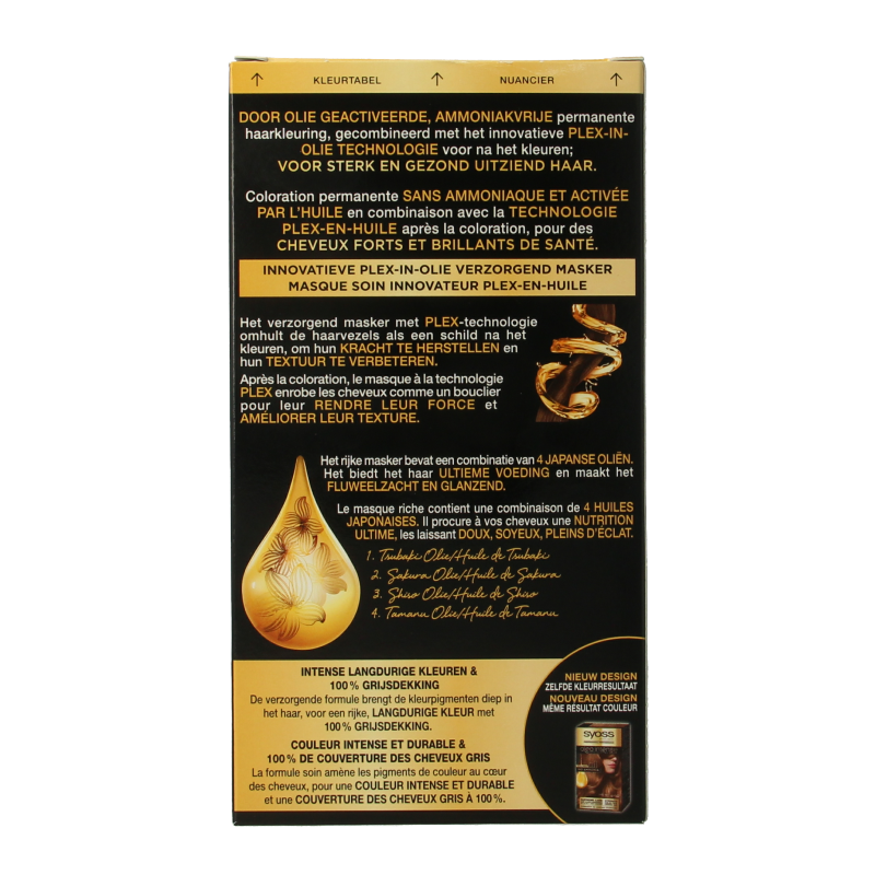 Syoss Color Oleo Intense 6-80 caramel blond haarverf  1 Set