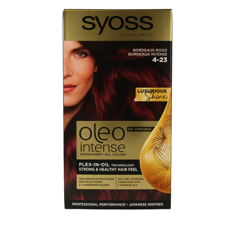 Syoss Color Oleo Intense 4-23 bordeaux rood haarverf  1 Set