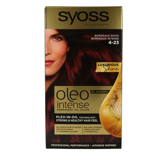 Syoss Color Oleo Intense 4-23 bordeaux rood haarverf  1 Set