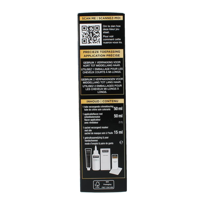 Syoss Color Oleo Intense 4-50 ijzig bruin haarverf 1 Set
