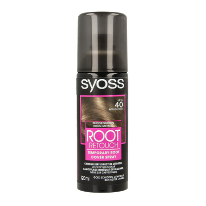 Syoss Uitgroeispray middenbruin 120 Milliliter