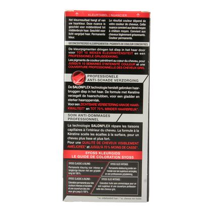 Syoss Color baseline 4-15 dusty chrome haarverf  1 Set