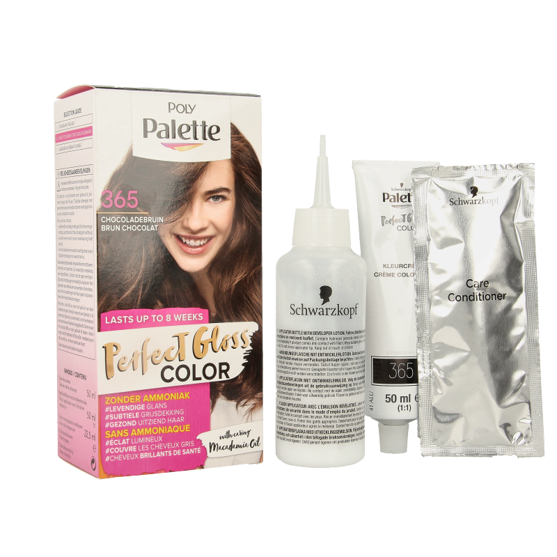 Poly Palette Haarverf 365 pure chocolade  1 Set