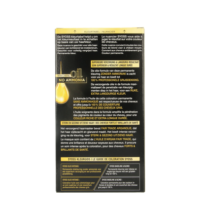 Syoss Color Oleo Intense 4-08 licht goudbruin haarverf  1 Set