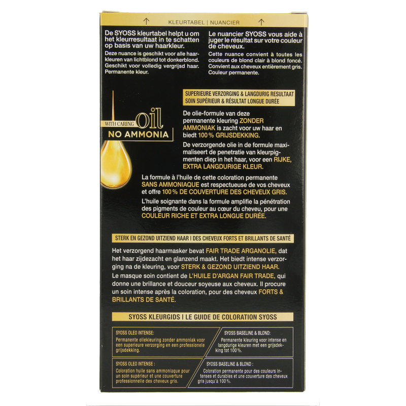 Syoss Color Oleo Intense 7-00 middenblond haarverf  1 Set