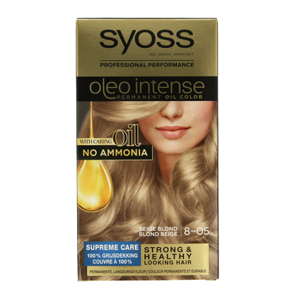 Syoss Color Oleo Intense 8-05 beige blond haarverf  1 Set
