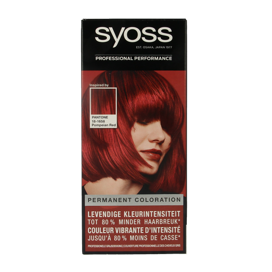 Syoss Color baseline pantone 5-72 pompeian red  1.00 Stuks