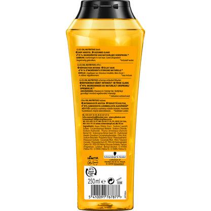 Gliss Kur Shampoo oil nutritive 250 Milliliter