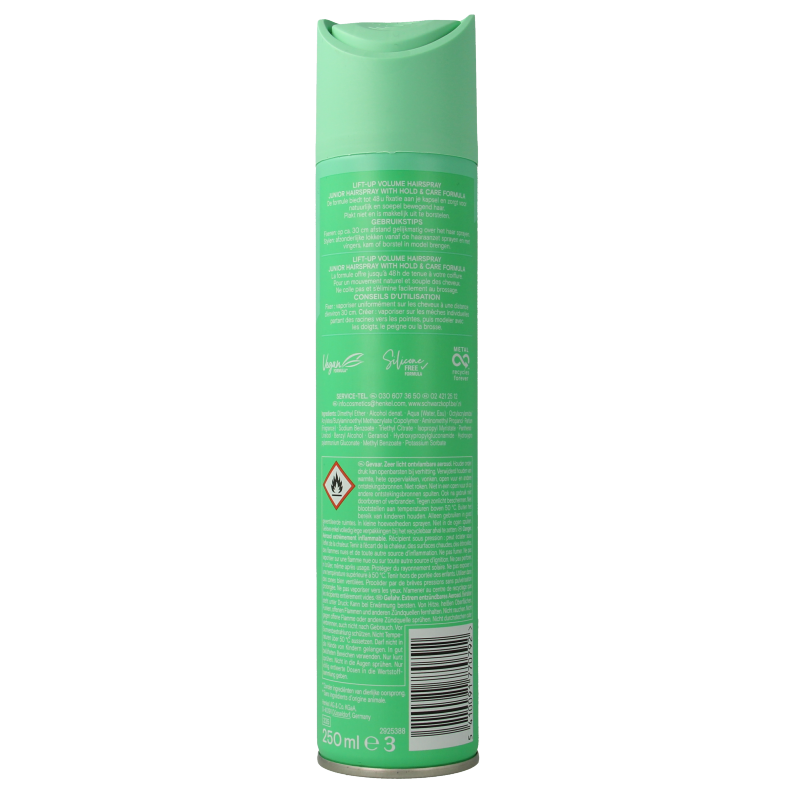 Junior Hairspray ultra lift-up volume 250 Milliliter