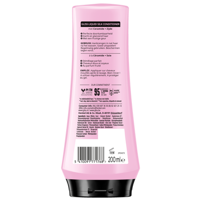 Gliss Kur Conditioner liquid silk 200.00 Milliliter