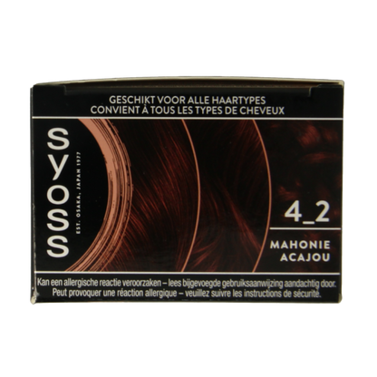 Syoss Color baseline 4-2 mahogany brown 1 Set