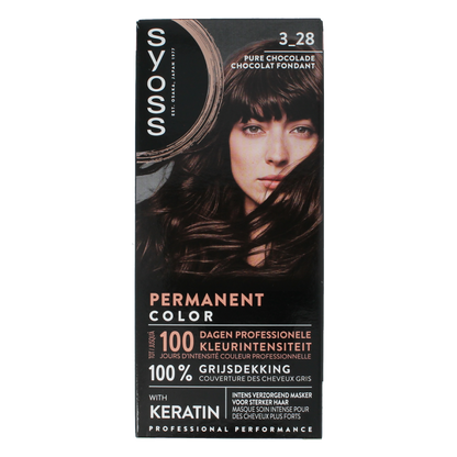 Syoss Color baseline 3-28 dark chocolate 1 Set
