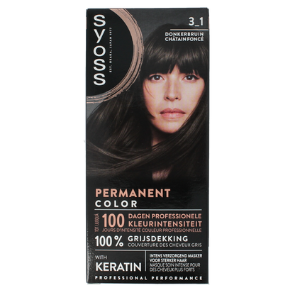 Syoss Color baseline 3-1 dark brown 1.00 Set