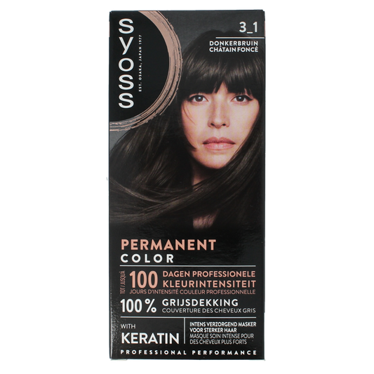 Syoss Color baseline 3-1 dark brown 1.00 Set