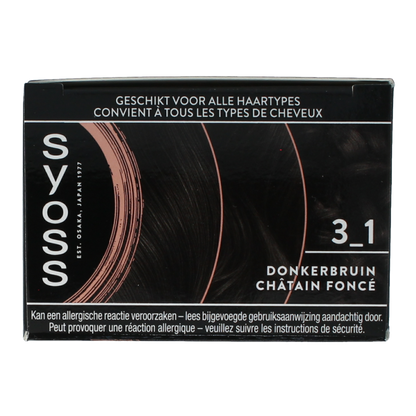Syoss Color baseline 3-1 dark brown 1 Set