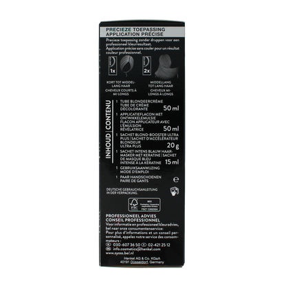Syoss Color baseline 13-0  ultra plus lightener 1.00 Set