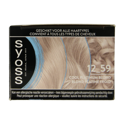 Syoss Colors 12-59 platina cool blonds 1.00 Set