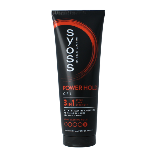 Syoss Men power hold gel extra sterk 250.00 Milliliter