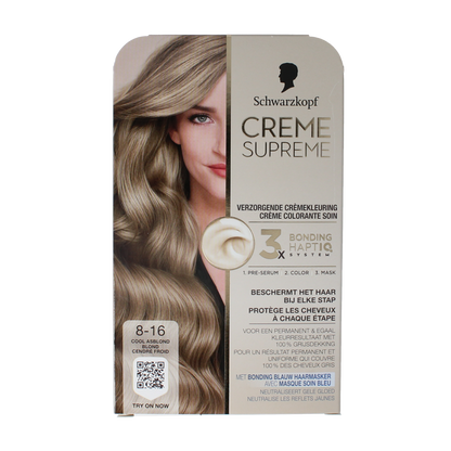 Schwarzkopf Creme supreme 8-16 blond 1.00 Stuks