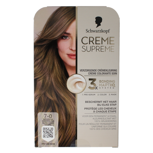 Schwarzkopf Creme supreme 7-0 D blond 1.00 Stuks