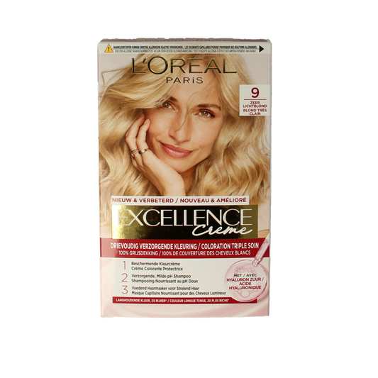 Excellence Excellence 9 zeer lichtblond 1.00 Set