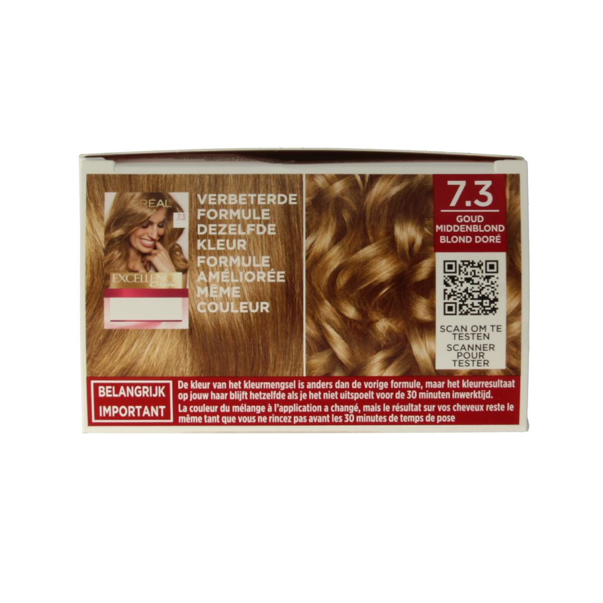 Excellence Excellence creme 7.3 goudblond 1.00 Set