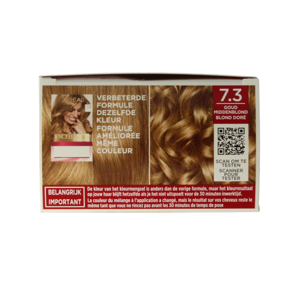 Excellence Excellence creme 7.3 goudblond 1.00 Set