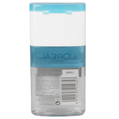L'Oreal Paris Express oogmake-up en lipstick remover 125 Milliliter