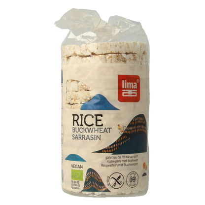 Lima Rijstwafels met boekweit bio 100 Gram