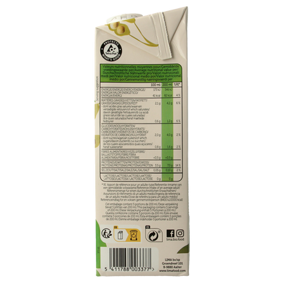Lima Soya drink natural bio 1.00 Liter