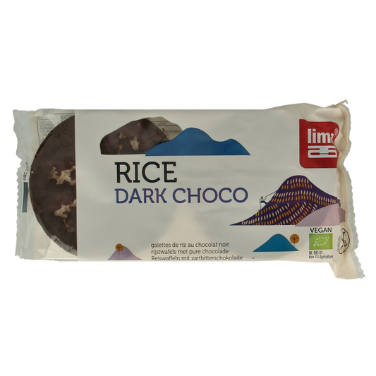 Lima Rijstwafels pure chocolade bio 100 Gram