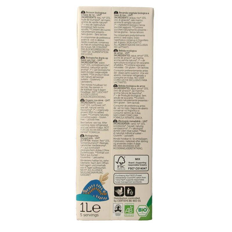 Lima Rice drink original bio 1 Liter