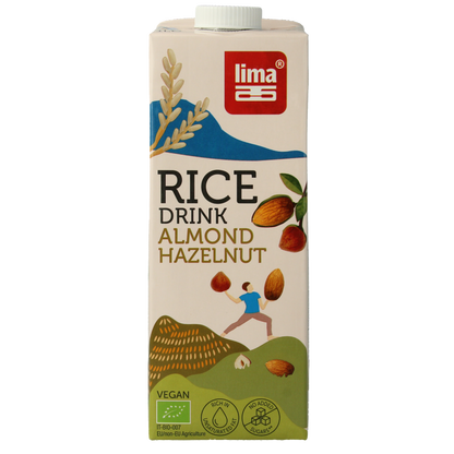 Lima Rice drink hazelnoot amandel bio 1 Liter