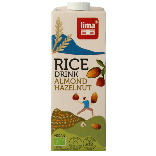 Lima Rice drink hazelnoot amandel bio 1 Liter