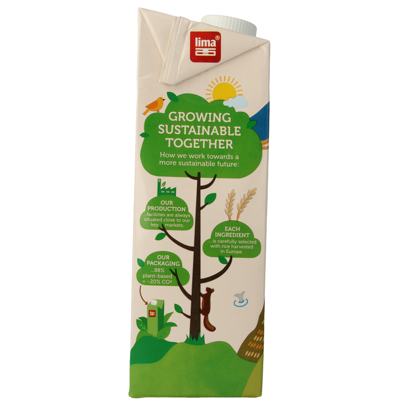 Lima Rice drink hazelnoot amandel bio 1 Liter