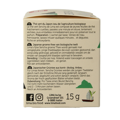 Lima Sencha builtjes bio 15 Gram