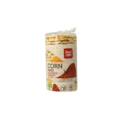 Lima Maiswafels met lijnzaad bio 130 Gram