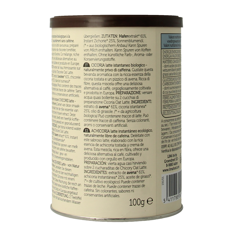 Lima Chicory oat latte bio 100 Gram