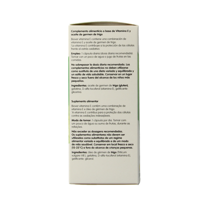 Biover Vitamine E natural 45IE 100 Capsules
