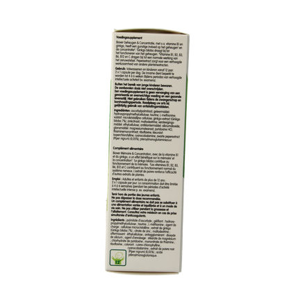 Biover Geheugen & concentratie 45 Capsules