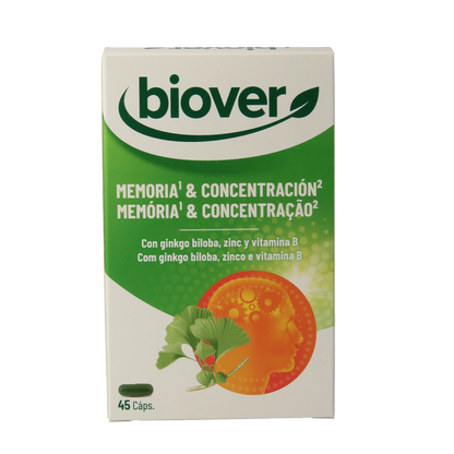 Biover Geheugen & concentratie 45 Capsules